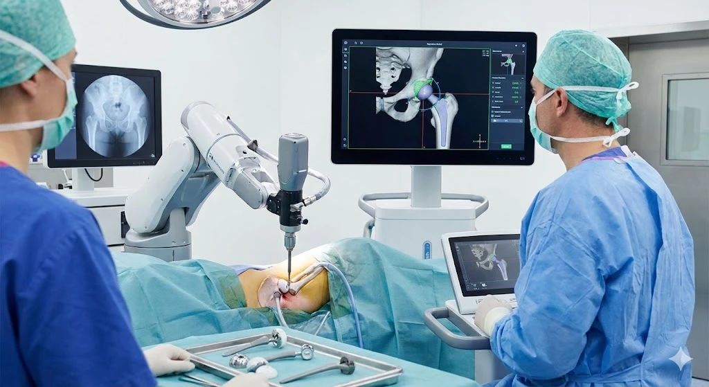 Step 4: Precision Implant Placement - Hip Surgeries in Dubai, UAE